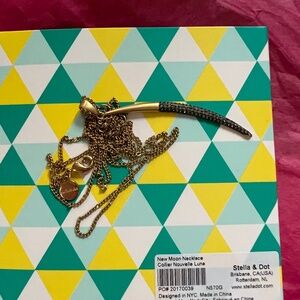 Stella & Dot Mew Moon Necklace